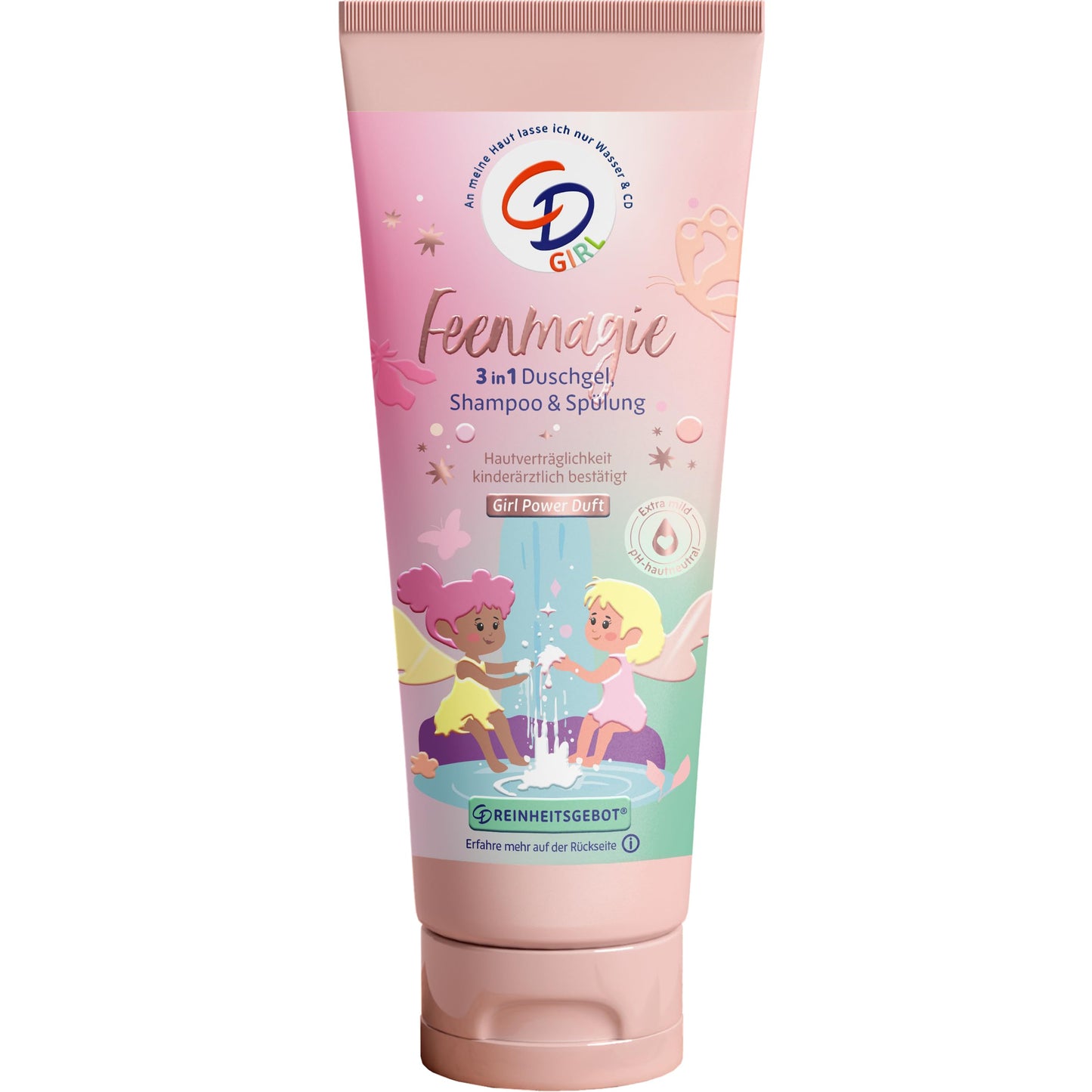 3-in-1 dušas želeja, šampūns un kondicionieris CD Girl ar bio alveju, 250 ml