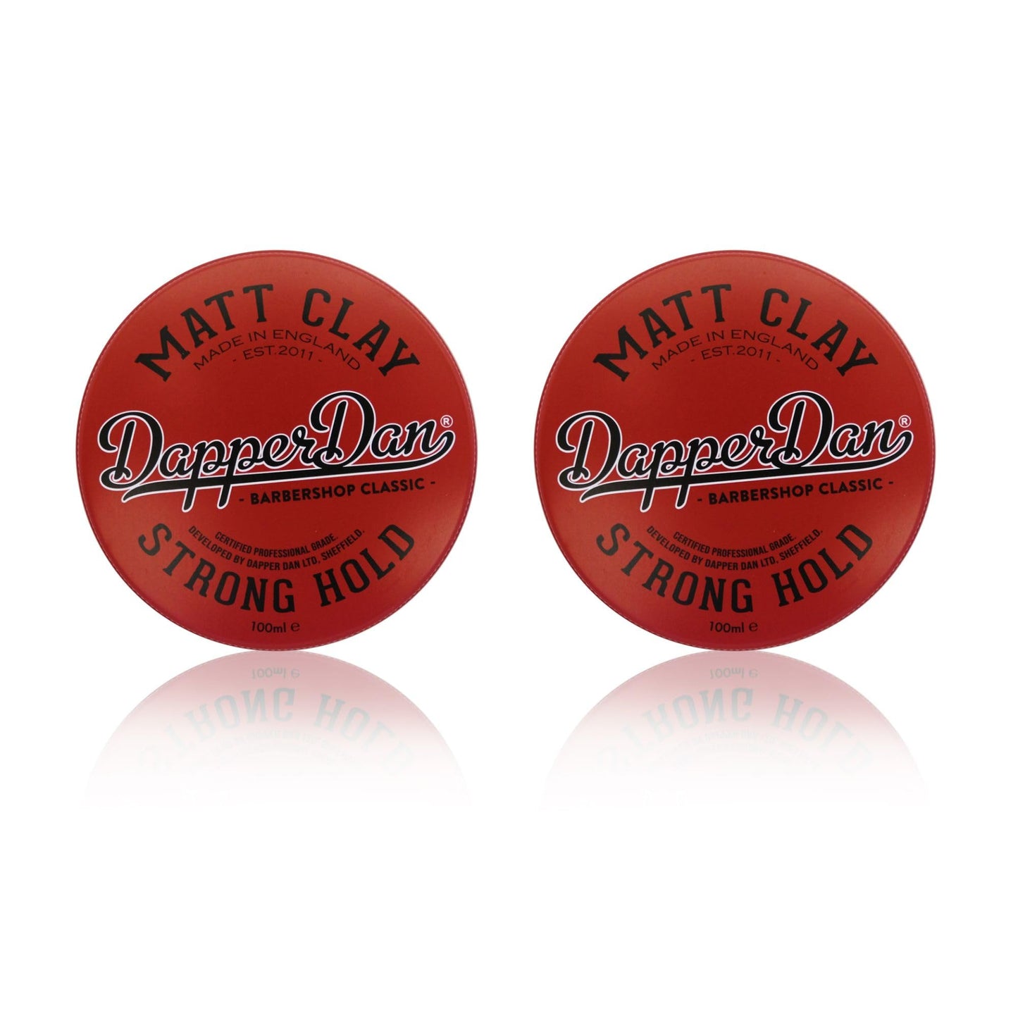 Matu māls Dapper Dan Matt Clay Duo, stipra fiksācija, matēts efekts, 2 x 100ml