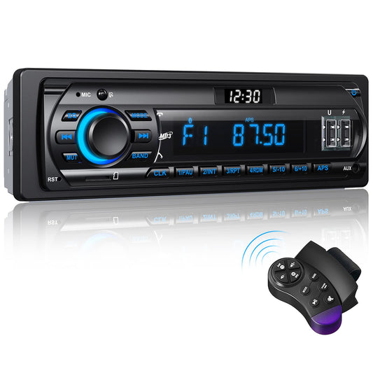 RDS autoradio Bluetooth 9-24V, FM/AM 1Din autoradio