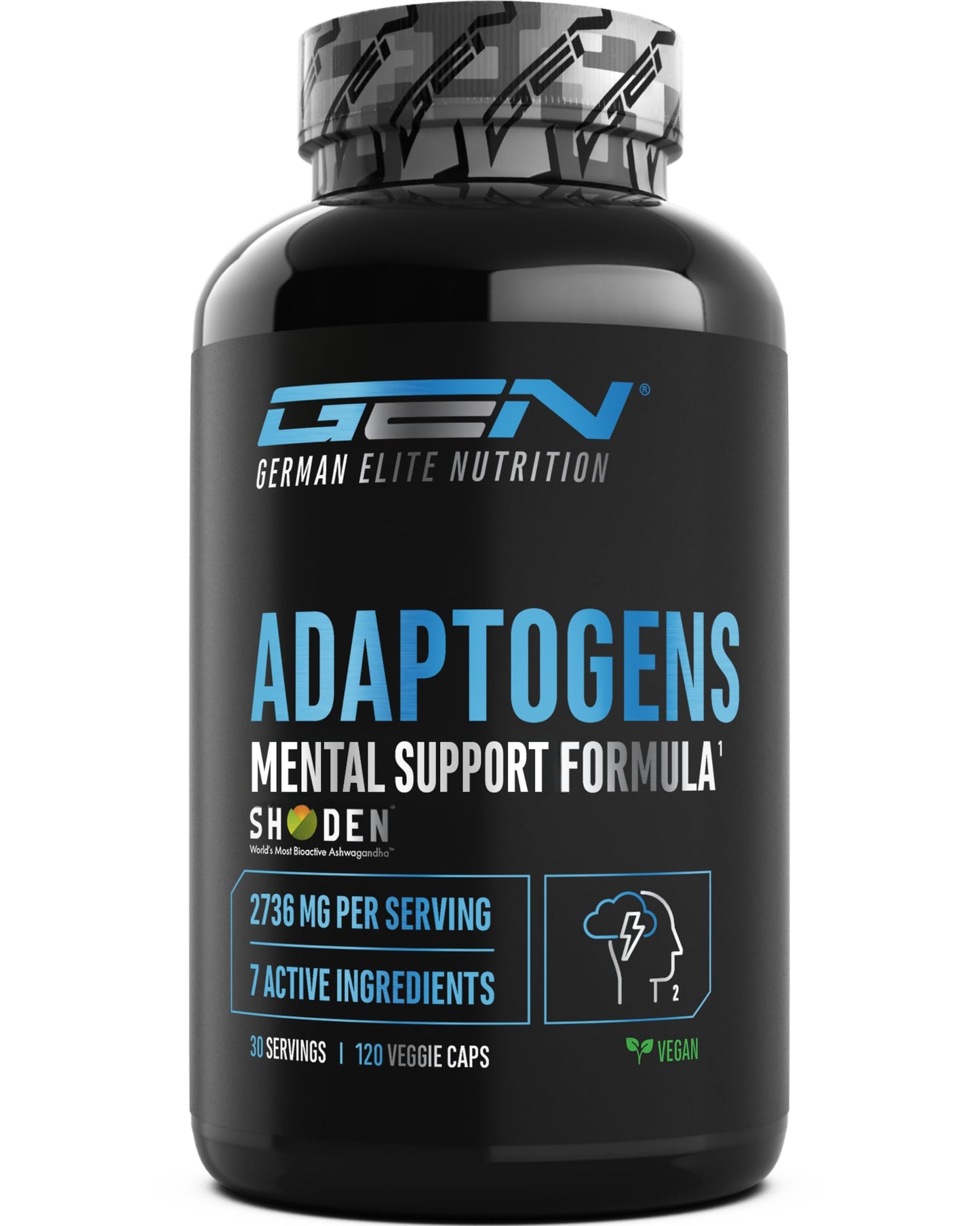 Adaptogēnu komplekss GEN GERMAN ELITE NUTRITION - 120 kapsulas