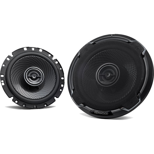 20. Kenwood KFC-PS1796 2-ceļu koaksiālie skaļruņi, 17 cm, auto skaļruņi ar apkārtējo skaņu, woofer ar polipropilēna membrānu, augstfrekvences skaļrunis ar kupolu KFCPS1796