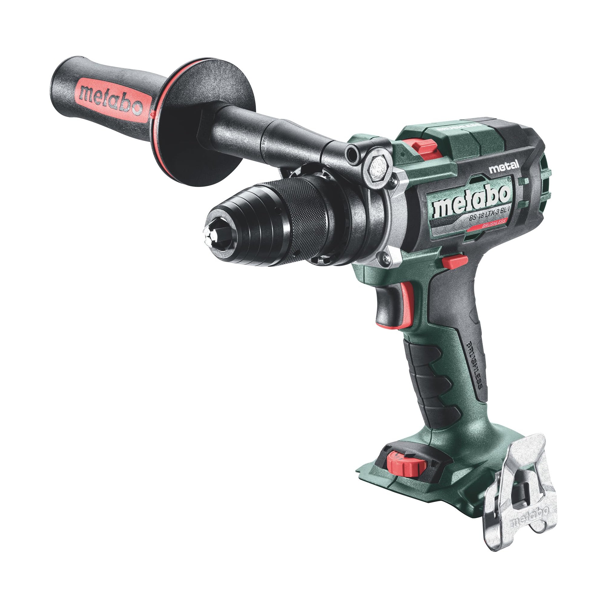 Metabo BS 18 LTX-3 BL I Metal - 18V cordless drill, 1.5-13mm chuck range, includes Metabox 145, battery not included.
