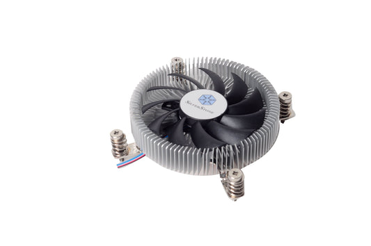 SilverStone SST-NT07-115X - Nitrogon low-profile CPU cooler with 80mm PWM fan for Intel socket.