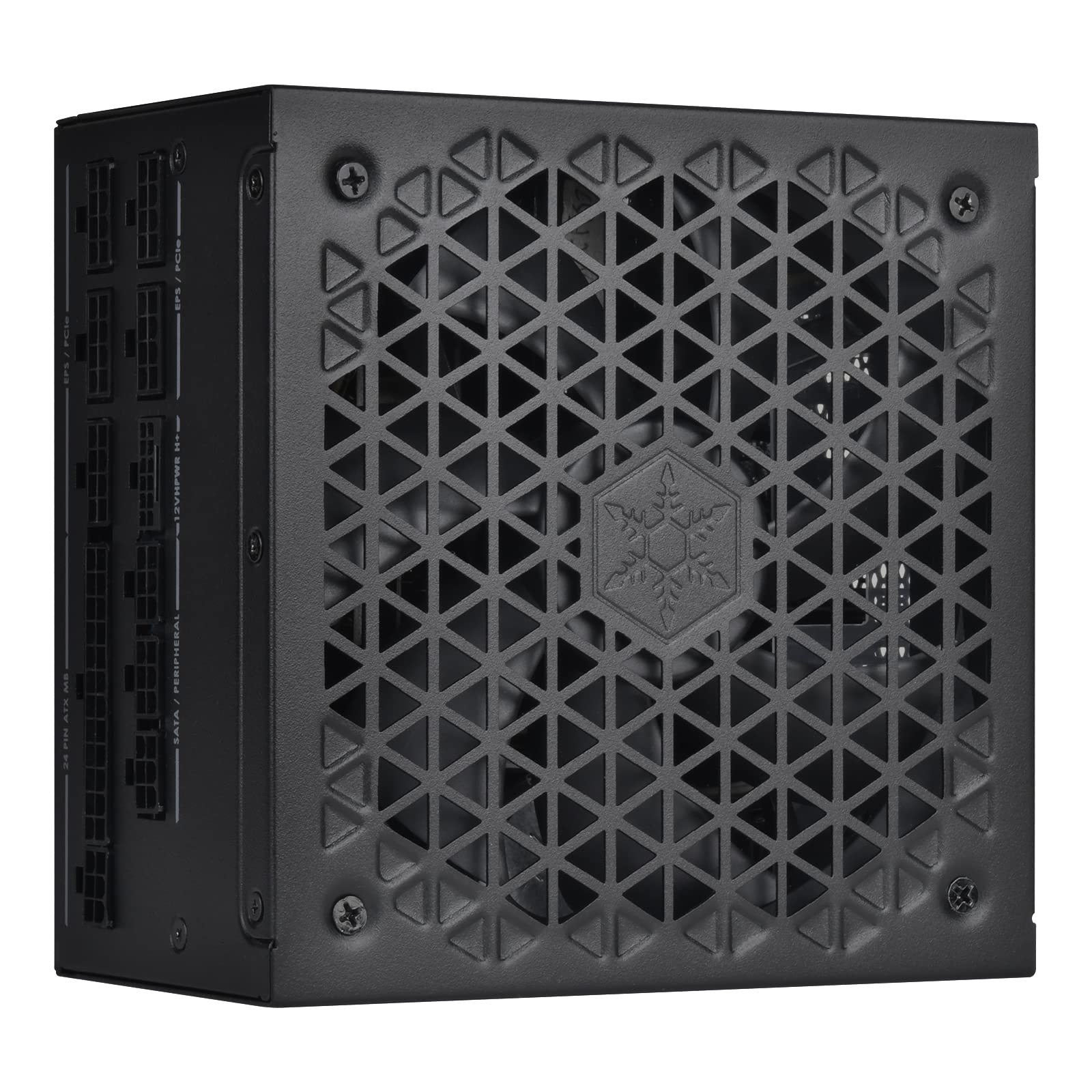 Silverstone SST-HA1200R-PM - 1200W Platinum fully modular ATX power supply, PCIe 5.0 compatible, efficient performance.