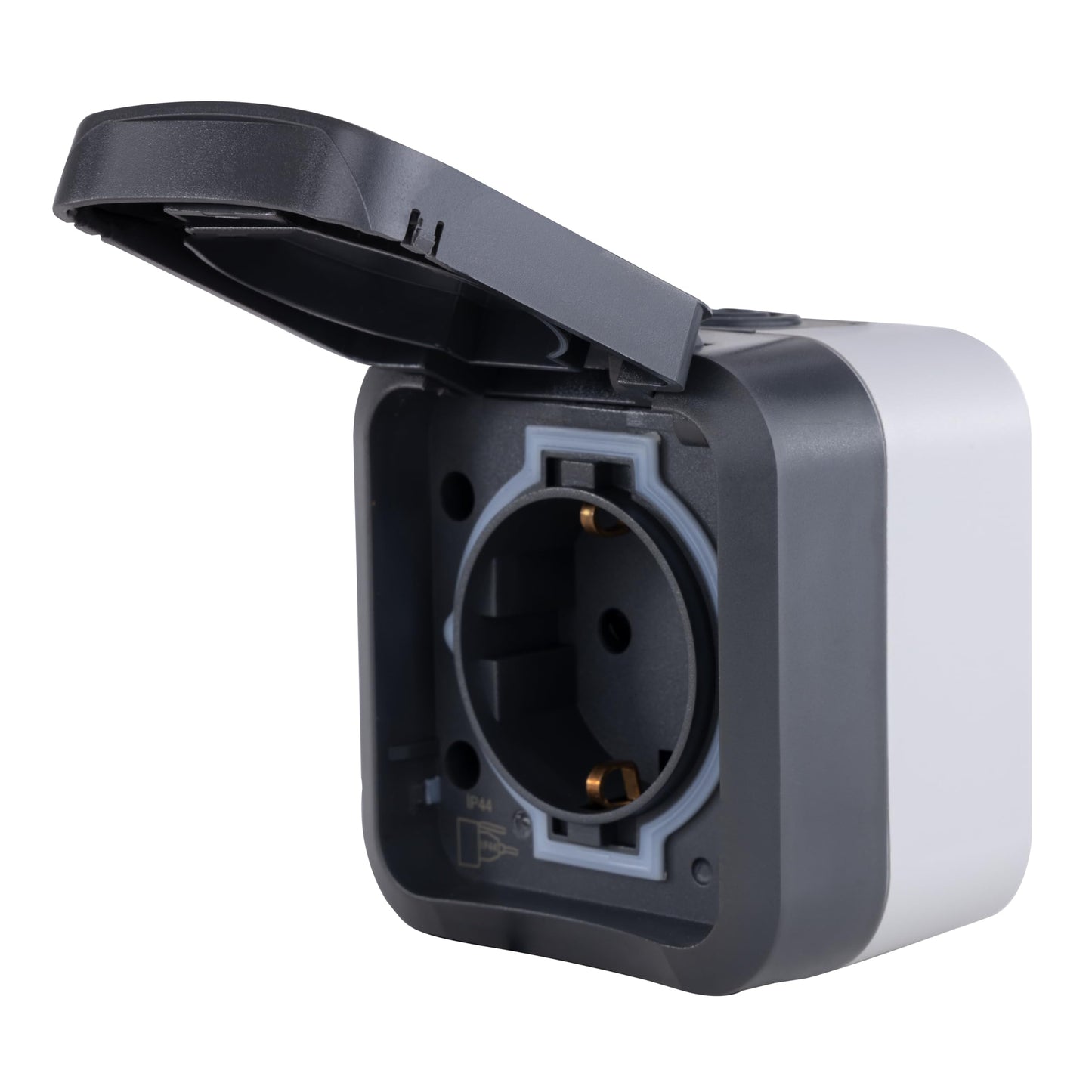 Ārējā vienvietīgā kontaktligzda Brennenstuhl AquaStorm, IP55, antracīta