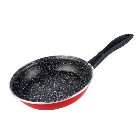 Magefesa K2 panna 24 cm - emaljēts tērauds, sarkana, izturīga un viegli tīrāma, ideāla gatavošanai.