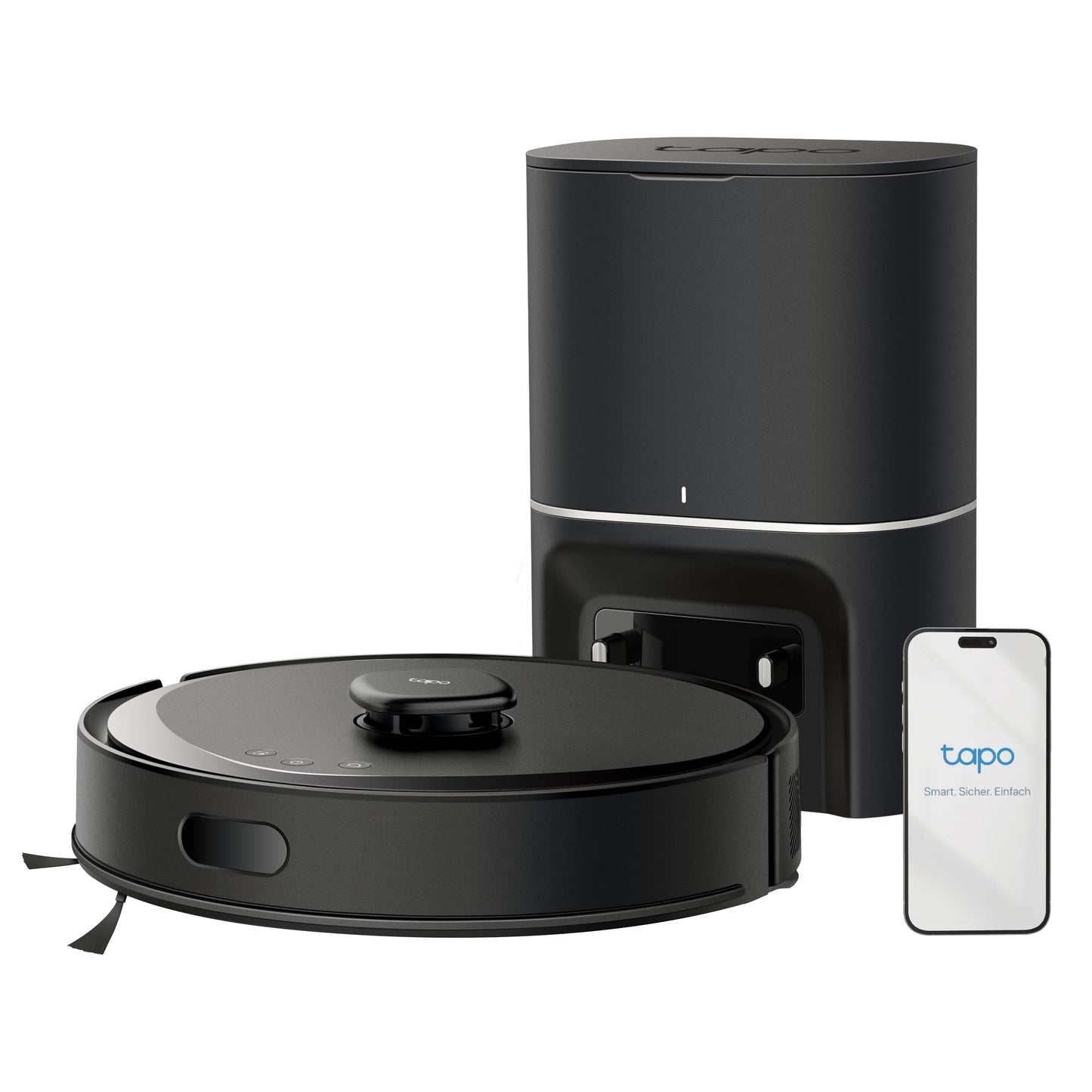 Tapo RV30 Max Plus putekļsūcējs - 5300Pa sūkšanas jauda, mazgāšanas funkcija, LiDAR+IMU navigācija, Alexa un Google Assistant.