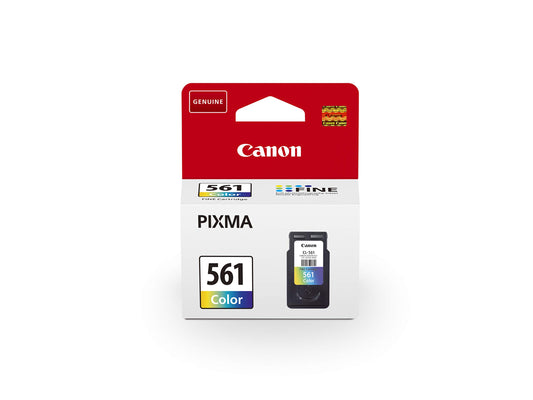 Canon oriģināltinte CL-561 - standarta izmērs, krāsa, pārstrādājams iepakojums, augstas kvalitātes drukāšanai.