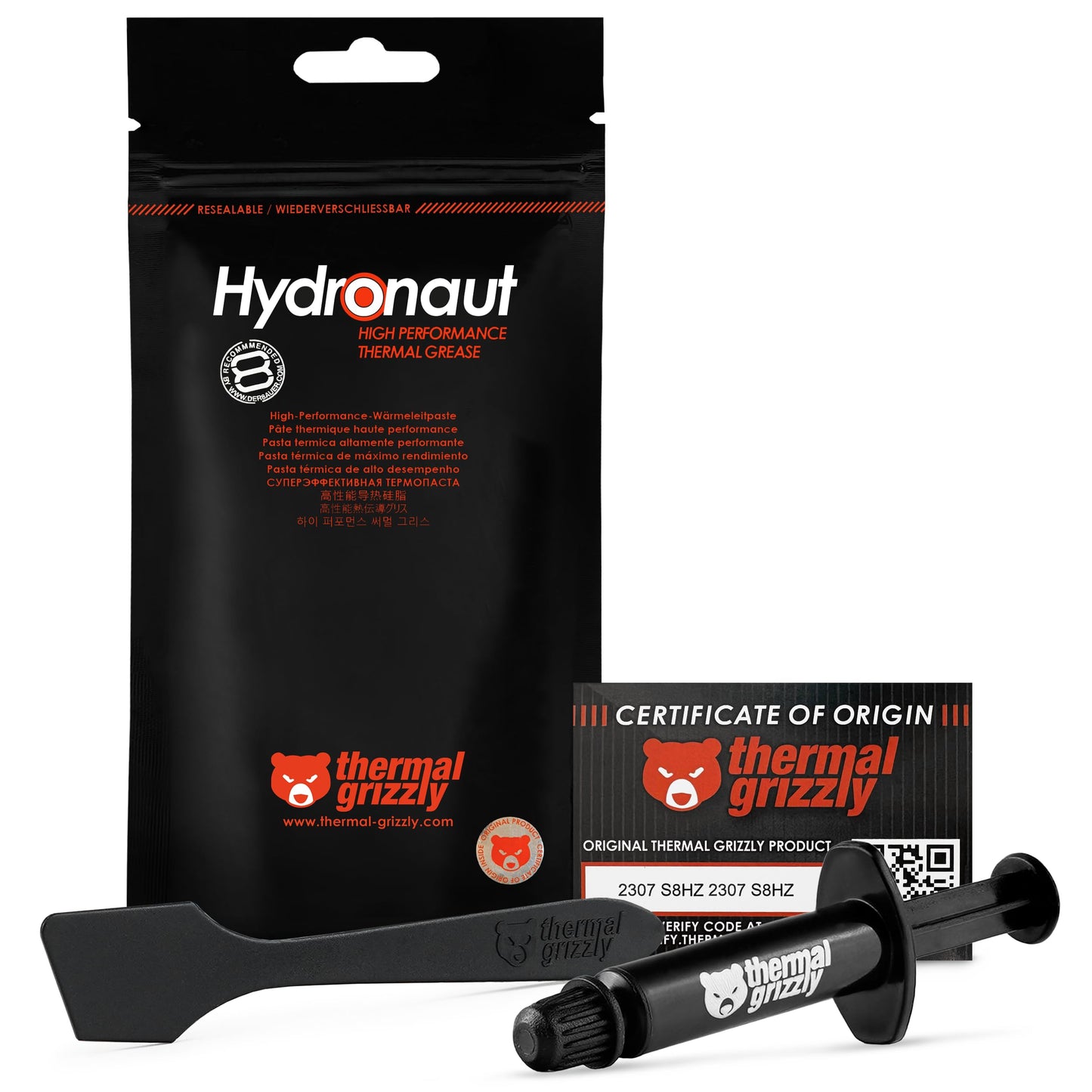 Termopasta Thermal Grizzly Hydronaut 1g CPU, GPU, ūdens dzesēšanai