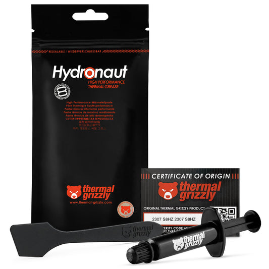 Termopasta Thermal Grizzly Hydronaut 1g CPU, GPU, ūdens dzesēšanai