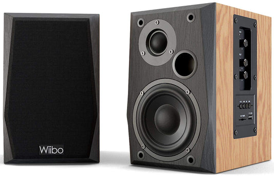 Wiibo Neo 50 Bluetooth aktīvie 50W plauktu skaļruņi. Pāris