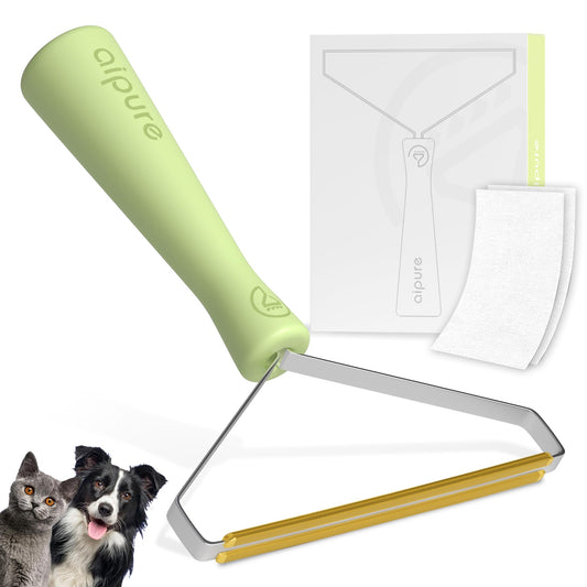 AIPURE | Dzīvnieku matu noņemšanas birste | Kaķu matu noņemšana | Suņu matu noņemšana | Lintēšanas birste dzīvnieku matiem | Paklāju birste, kaķu tornis, dīvāns, automašīnas iekšpuse