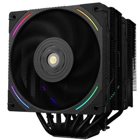Thermalright Phantom Spirit 120 EVO - 7 heat pipes, dual PWM fans, 2150RPM, compatible with AMD AM4/AM5 & Intel CPUs.