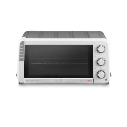 DELONGHI EO12512.WG Sfornatutto Mini, 1400 W, 12 litri, plastmasa, balts / melns