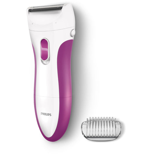 Philips Rasierer Ladyshave Wet & Dry HP6341/00 – Elektriska, bezvadu sieviešu skuvekļa padusēm, kājām un bikini zonai, lietošanai uz mitras vai sausas ādas