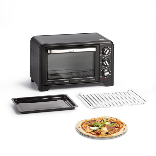 Moulinex Optimo OX444810, nerūsējošais tērauds, 19 litri, melns