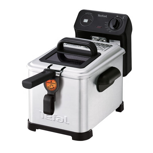 Tefal FR5160 Filtra Pro - elektriskā fritēšanas ierīce, tērauds, 1 kg, melna/nerūsējošais tērauds, efektīva un viegla lietošana.