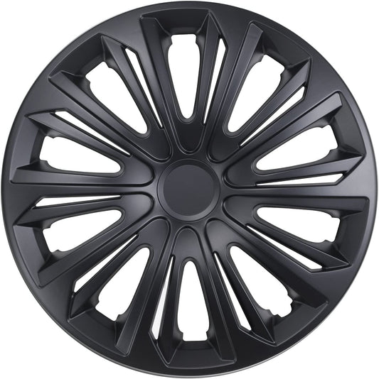 Riteņu disku dekoratīvie vāciņi All4You Nrm Strong Schwarz Matt 14" Zoll, 4 gab., Black