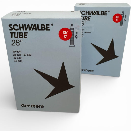 Velosipēda kamera Schwalbe SV17 SV 17, 28 x 1,2-1,75, 28/47-622, 2 gab.