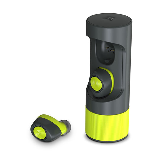 Motorola VerveOnes+ ME - Absolūti bezvadu, ūdensizturīgs stereo austiņas ausīs, zaļā krāsā.