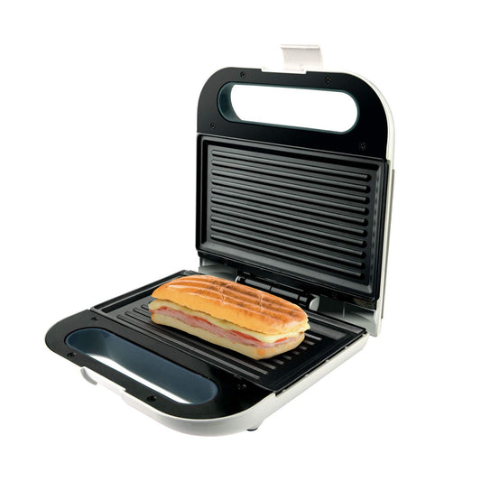 Taurus Mysandwich - elektriskais tosteris | 800 W | 2 kvadrātveida sviestmaizes vienlaicīgi | Ideāla noslēgšana | Darbības indikators | Pretpiedeguma pārklājums | Balts | Plastmasa