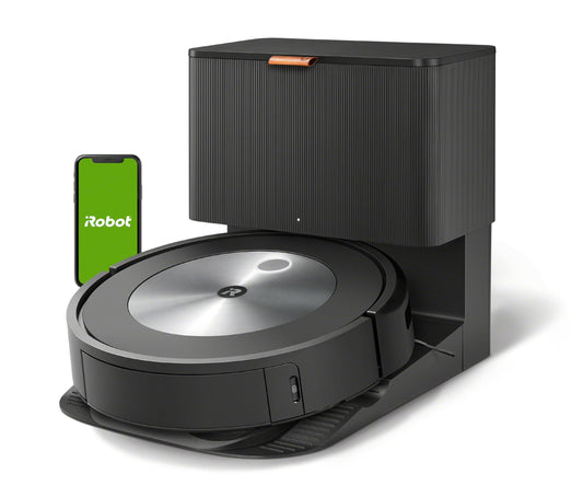 iRobot® Roomba® j7+ - Wi-Fi putekļsūcējs ar automātisko izsūkšanas staciju, kartēšanu un objektu atpazīšanu.