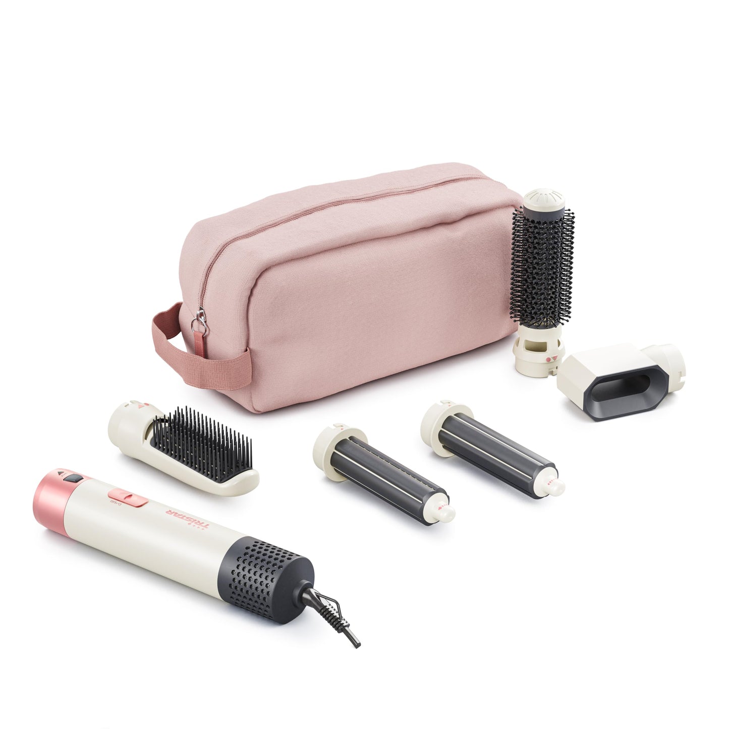 Matu veidotājs Tristar 5-in-1 ar 5 uzgaļiem, DC motors, 3 siltuma režīmi, 1 ātruma režīms, 1000 W, 360° grozāms vads, uzglabāšanas soma, HD-2470