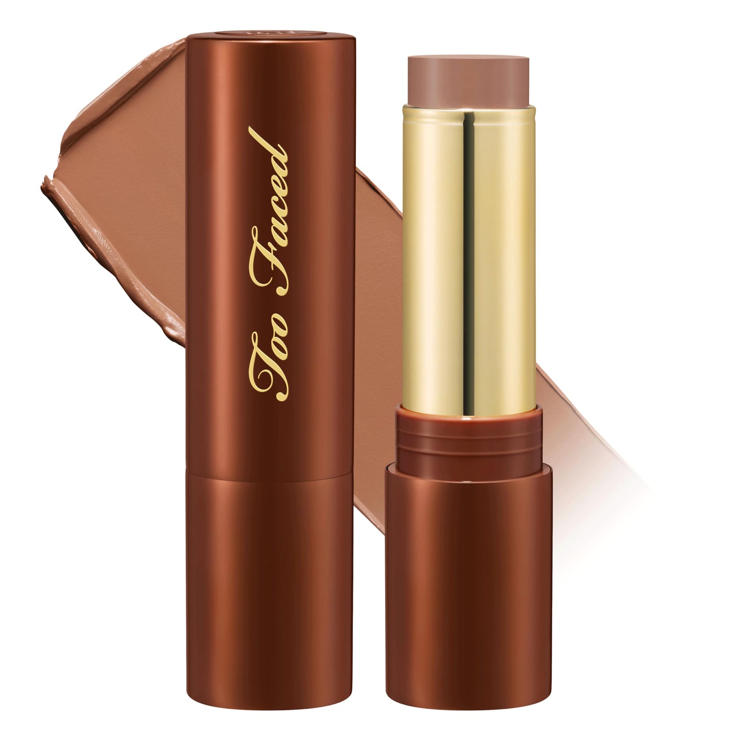 Too Faced Chocolate Soleil Melting Bronzing & Sculpting Stick, krēmīga formula ar otrās ādas sajūtu