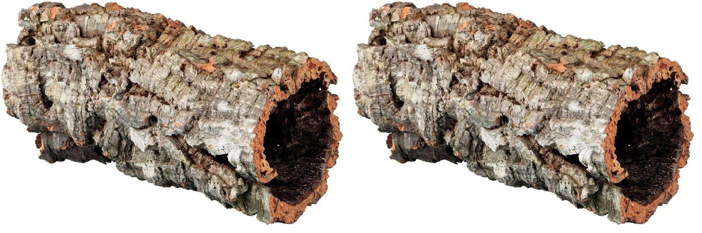 Dabīga korķa caurule Trixie 76401, M: Ø 9-14 cm / apm. 25-40 cm, slēptuve un patversme maziem dzīvniekiem un putniem, 2 gab.