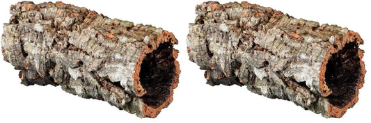 Dabīga korķa caurule Trixie 76401, M: Ø 9-14 cm / apm. 25-40 cm, slēptuve un patversme maziem dzīvniekiem un putniem, 2 gab.
