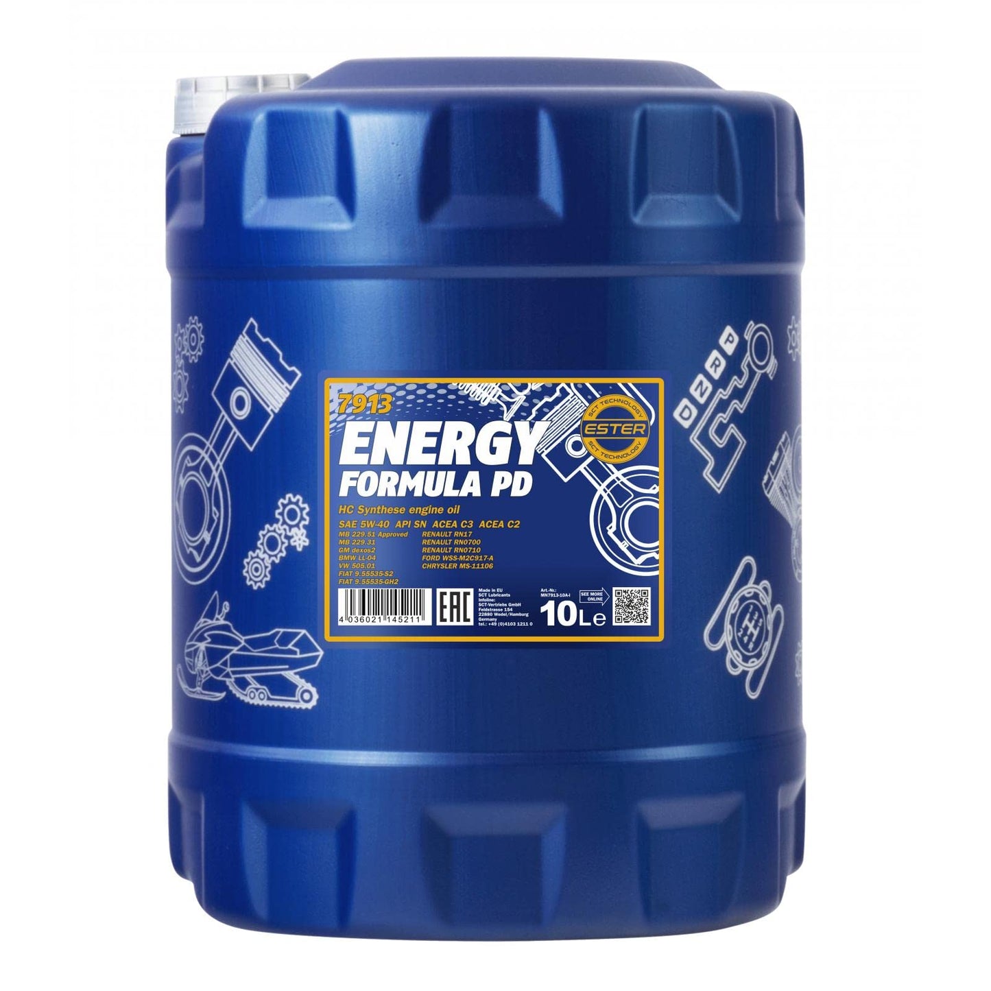MANNOL Energy Formula PD 5W-40 10 L