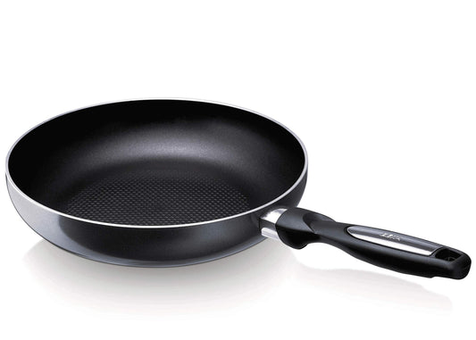 Beka Pro Induc cepamā panna - alumīnija, melna, 20 cm, ideāla cepšanai un sautēšanai.