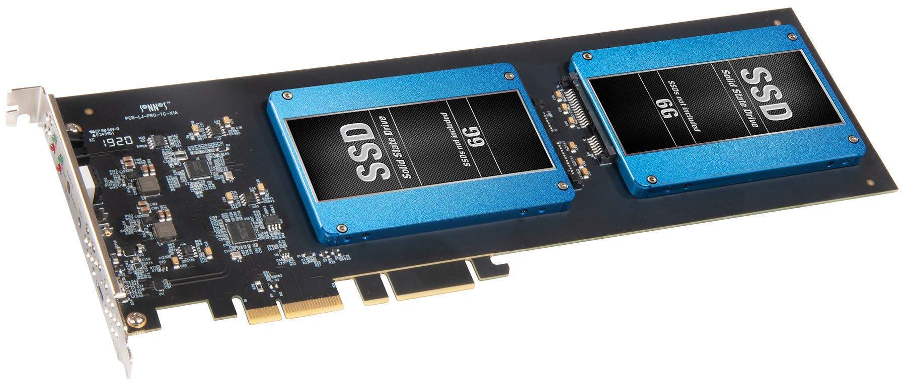 SoNNeT Fusion Dual 2.5" SSD RAID - High-speed storage, dual drive bays, RAID support, compact design.