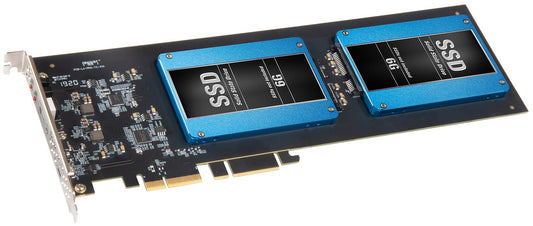 SoNNeT Fusion Dual 2.5" SSD RAID - High-speed storage, dual drive bays, RAID support, compact design.