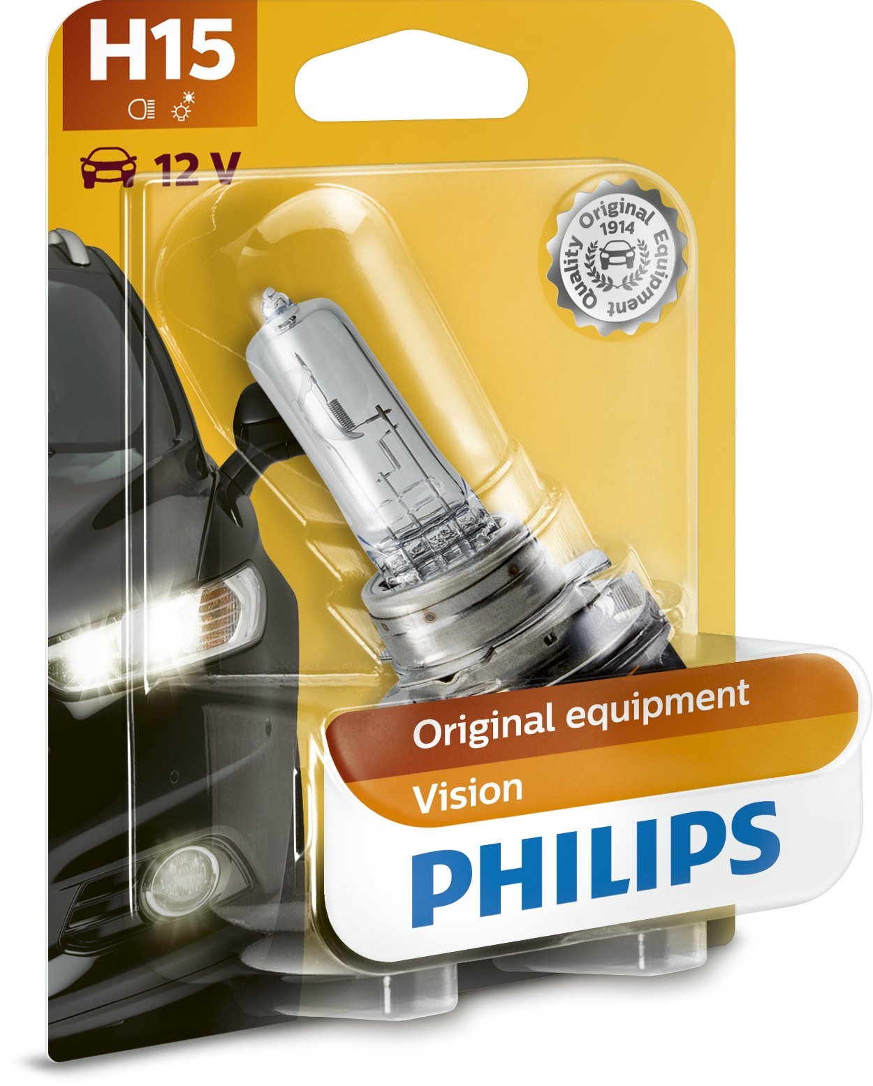 Philips 12580B1 H15 halogēna luktura spuldze