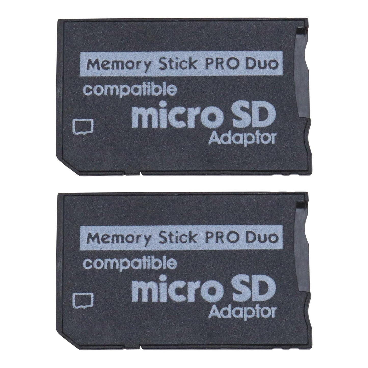 2 gab. adapteri atmiņas kartēm Micro SD uz Pro Duo adapteri atmiņas kartēm saderīgs ar Sony PSP konsolēm 1000 2000 3000 kamerām