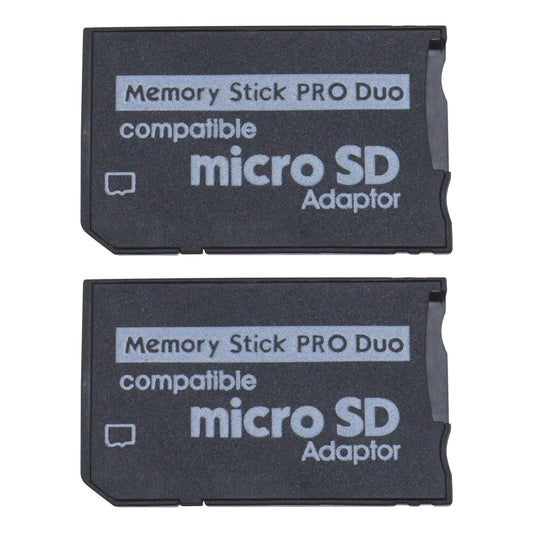 2 gab. adapteri atmiņas kartēm Micro SD uz Pro Duo adapteri atmiņas kartēm saderīgs ar Sony PSP konsolēm 1000 2000 3000 kamerām