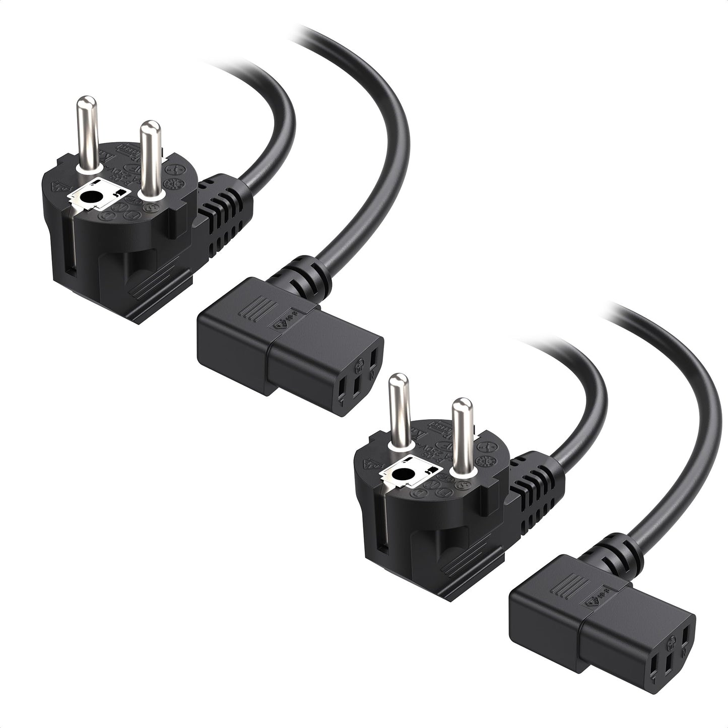 Strāvas kabelis Cable Matters 2 gab. 3 polu, aukstā ierīces kabelis, 2m, melns