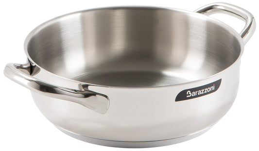 Barazzoni Chef Line panna - Stainless steel, 29.1 x 37.1 x 9.3 cm, durable and versatile for cooking.