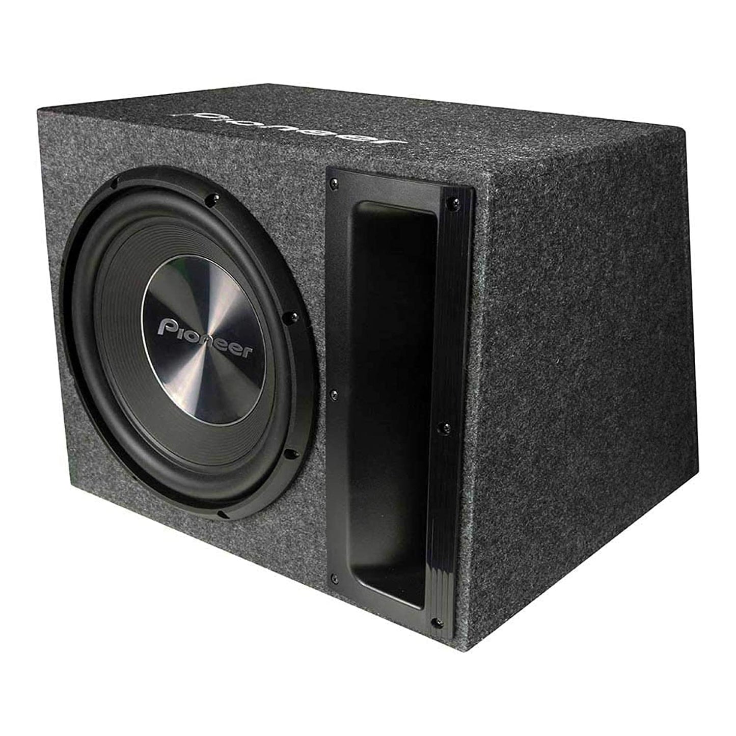 16. Pioneer TS-A300B bassreflex korpusa subwoofers (1500 W), IMPP membrāna optimizētai basu atskaņošanai, nepārtraukta izejas jauda 500 W