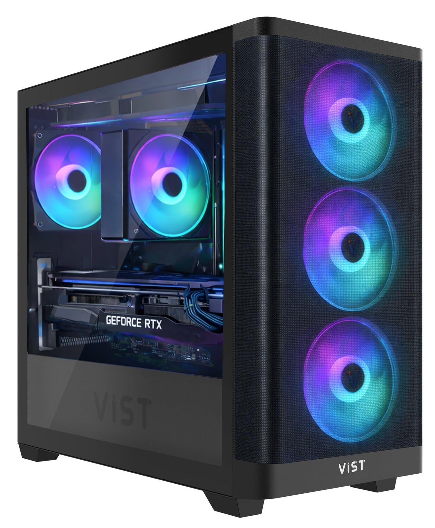 Gaming dators VIST, Ryzen 7 5700X, RTX 5060, 32GB, SSD 1TB, WiFi, W11