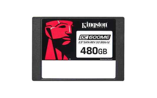 Kingston DC600ME SSD 2.5" 480GB - Enterprise SATA SSD for mixed-use applications, high performance and reliability.