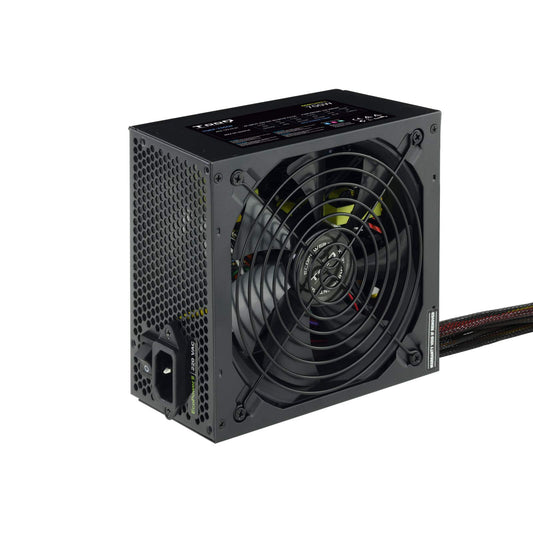 TooQ TQEP-700SP - 700W Ecopower II PSU, active PFC, 140mm quiet fan, automatic speed control, long cables, black.