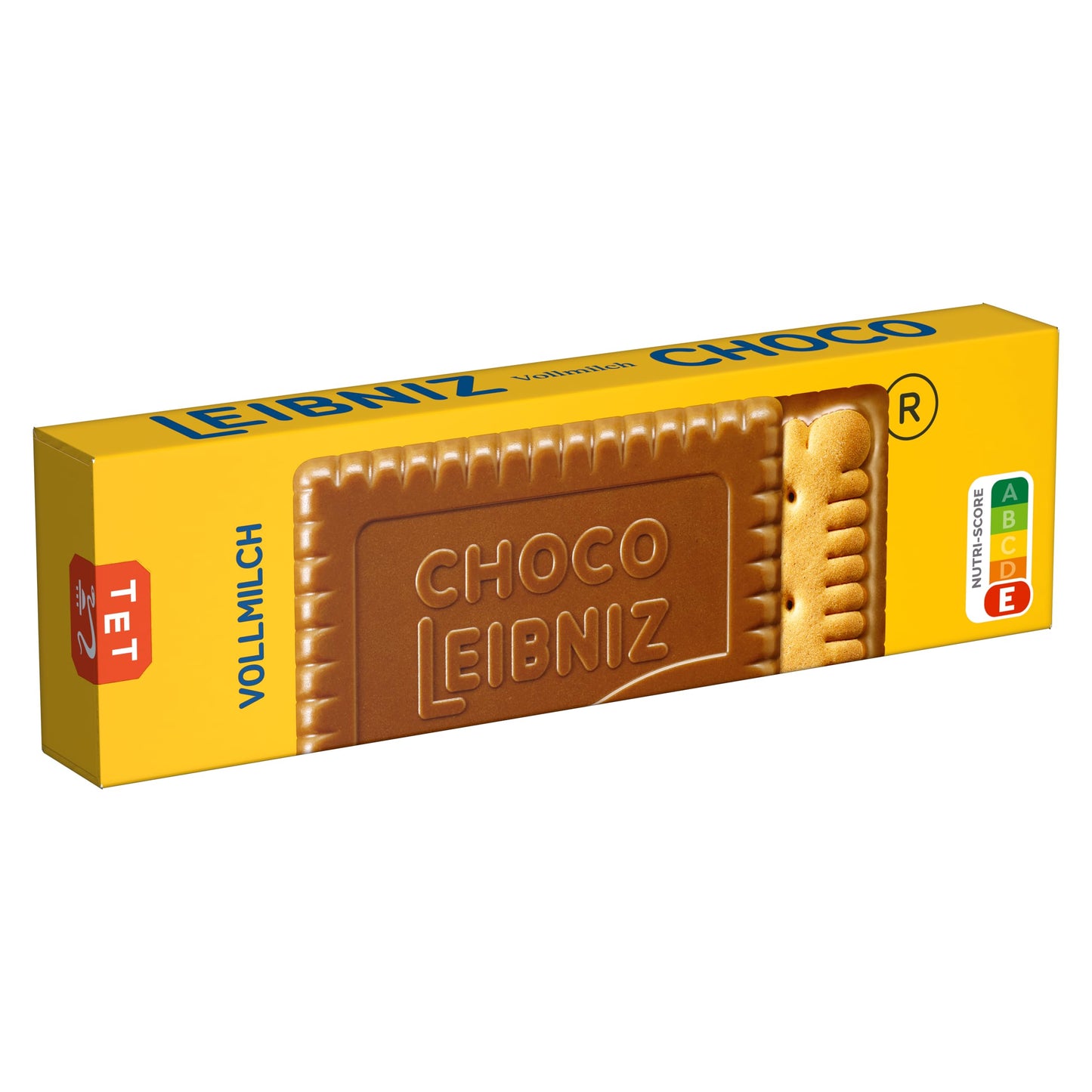 Cepumi LEIBNIZ Choco Vollmilch, 125 g, kraukšķīgi sviesta cepumi maigā piena šokolādē