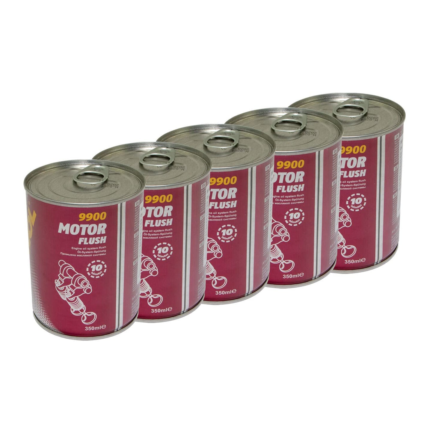 Dzinēja skalošanas tīrītājs Motor Flush 9900 MANNOL 5 x 350 ml