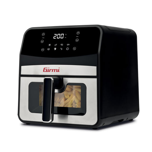 Girmi FG85 karstā gaisa fritēšanas ierīce - 6,5L, 8 programmas, 1700 W, digitālais displejs, iekšējais apgaismojums.