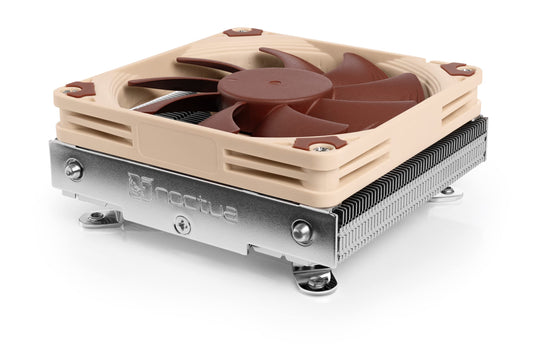 Noctua NH-L9i-17xx - augstākās klases zema profila CPU dzesētājs Intel LGA1700/LGA1851, efektīva dzesēšana, kompakts dizains.