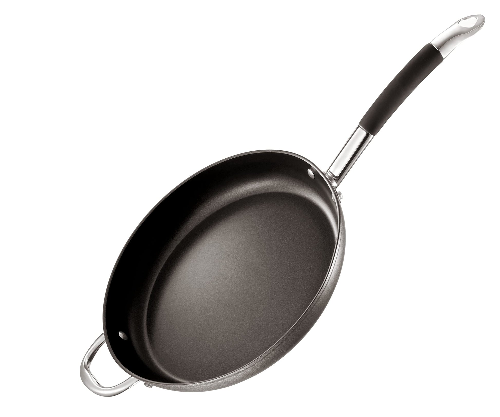 Bialetti Maestro panna Ø 28 cm - Black, durable non-stick surface, ideal for cooking and easy cleaning.
