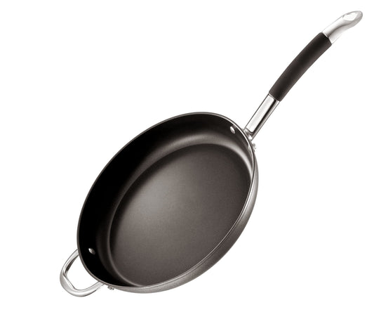 Bialetti Maestro panna Ø 28 cm - Black, durable non-stick surface, ideal for cooking and easy cleaning.