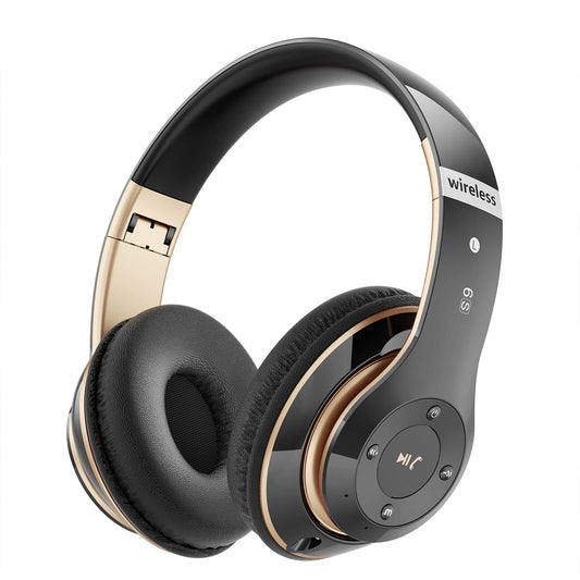 Lankey Sound Bluetooth austiņas - bezvadu, Over-Ear, 6 ekvalaizera režīmi, 65 stundas akumulatora darbības laiks, HD mikrofons.